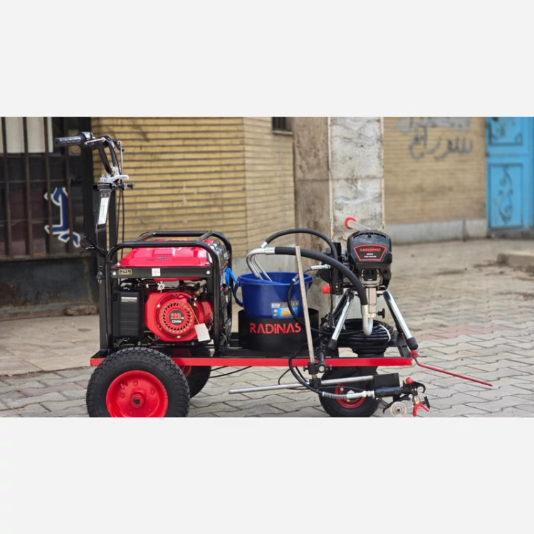 دستگاه خط کشی خیابان و رنگ آمیزی جداول